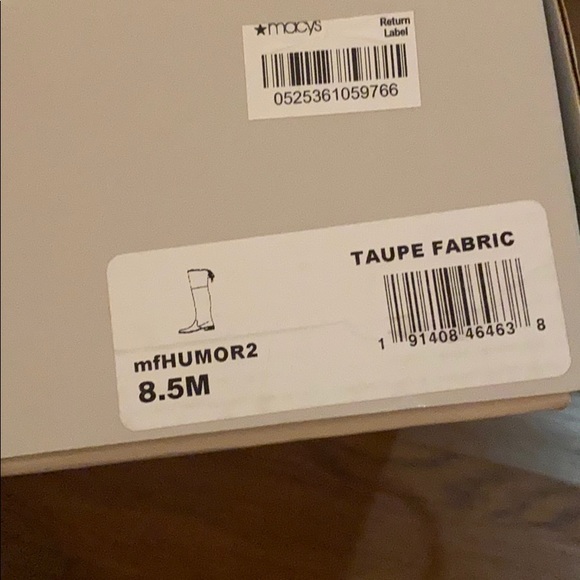 Taupe over the knee boots - Picture 6 of 7